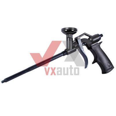 Пістолет для монтажної піни, 4 насадки Intertool (з повним тефлоновим покриттям) 