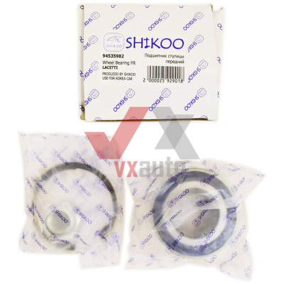Подшипник ступицы Chevrolet Lacettiі перед SHIKOO, к-т (кольце + гайка)