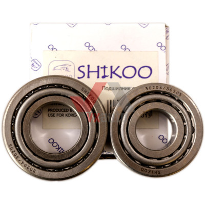Подшипник ступицы ЗАЗ 1102 зад SHIKOO, к-т (2 подшипника)