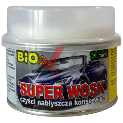 Поліроль для кузова з воском 190 мл BioLine Super Wosk (з губкою)