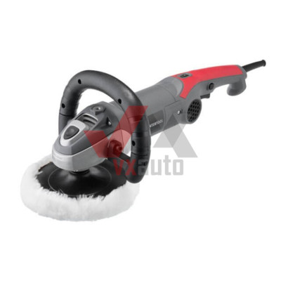 Полировальная машина 1400 Вт d180 мм 1000-3000 об/мин Intertool