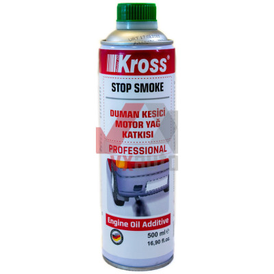 Присадка в моторное масло 500 мл KROSS Stop Smoke
