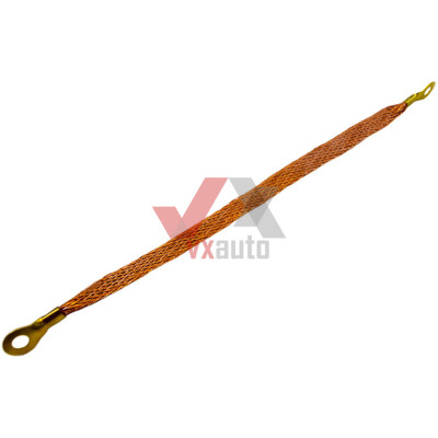 Дріт АКБ маси кузова плетений L-40 см 25 кв мм (латун. наконечник 168)