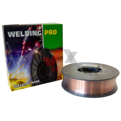 Дріт зварювальний 5 кг, 1 мм (5.2 кг вага дроту з котушкою) Welding Wire Pro