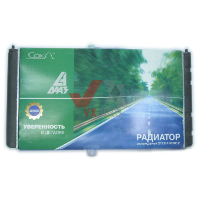 Радиатор охлаждения ВАЗ 2112 ДААЗ (карбюраторный) (иим)