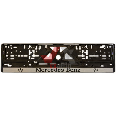 Рамка под номер (универсальная)  надпись  MERCEDES, шт