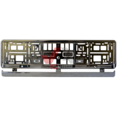 Рамка  під номер (універсальна) VORTEX хром.