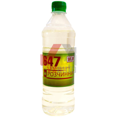 Растворитель 647 800 мл WIN (0.5 кг)