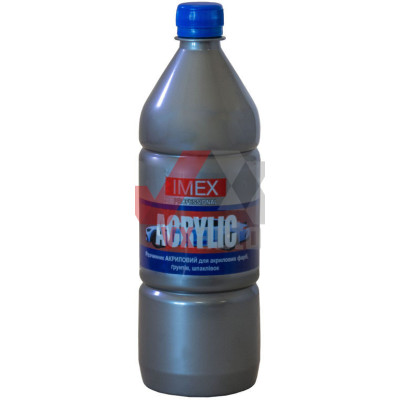 Розчинник для акрилових виробів 1 л IMEX Acrylic (0.75 кг, стандарт.)