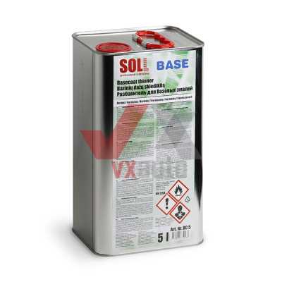 Растворитель для эмалей базовых 5 л SOLL Base