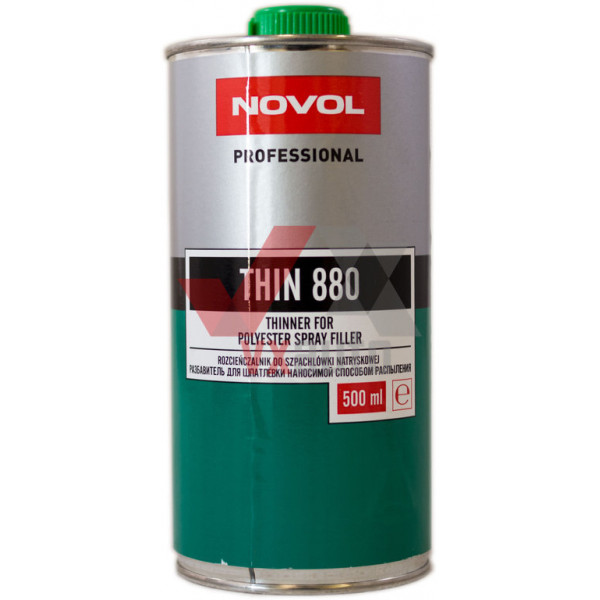 Розчинник для рідкої шпаклівки 0.5 л NOVOL THIN 880 (спрей)