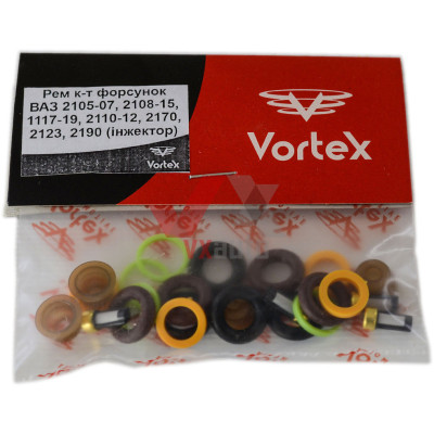 Рем к-т форсунок ВАЗ 2105-07, 2108-15, 1117-19, 2110-12, 2170, 2123, 2190 VORTEX (инжектор)