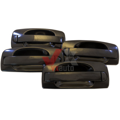 Ручка дверей внешняя ВАЗ 2110-2112, 2170-2172 Евро Racing Black, к-т (4 шт.)