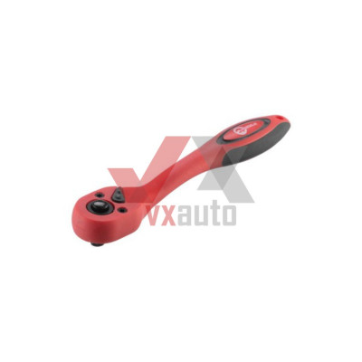 Рукоятка с храповым механизмом 1/4'', 72 зуби Intertool Professional Cr-V (изогнутая)