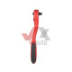 Рукоятка с храповым механизмом 3/8'', 72 зуби Intertool Professional Cr-V (изогнутая)