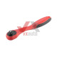 Рукоятка с храповым механизмом 3/8'', 72 зуби Intertool Professional Cr-V (изогнутая)