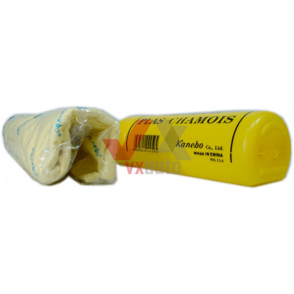 Серветка Штучна замша 43 х 63 см Kanebo ND жовта (волога в тубі)