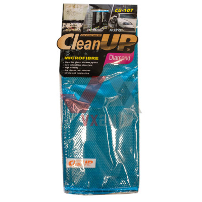 Салфетка Микрофибра универсальная 30 х 40 см CleanUP голубая