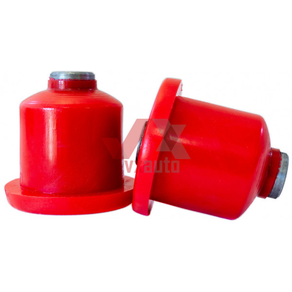 Сайлентблок задньої балки ВАЗ 2110  VORTEX, к-т (2 шт.) (червоний) поліуретановий