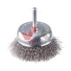 Щітка чашкова для дриля d 75 мм, 1/4" Intertool (кручений дріт)