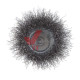 Щітка чашкова для дриля d 75 мм, 1/4" Intertool (кручений дріт)