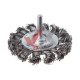 Щітка кільцева для дриля d 75 мм, 1/4" Intertool (пучки крученого дроту)
