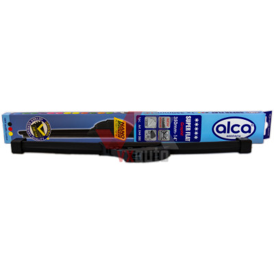 Щетка стеклоочистителя 350 мм бескаркасная ALCA Super Flat