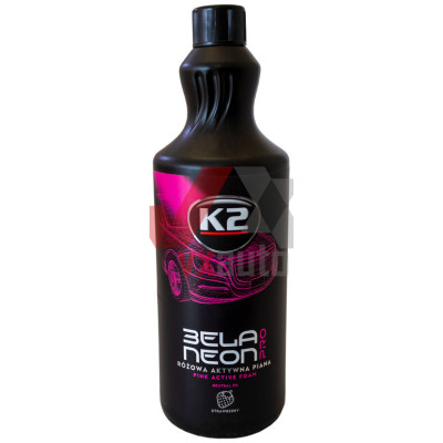 Шампунь (активная пена) K2 Bela Pro Neon 1 л (розовый, клубника)
