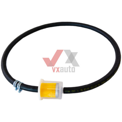 Шланг бензиновий ВАЗ 2121 d- 8 мм Рось-Гума,L-100 см (з фільтром)