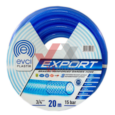 Шланг для полива армированный d- 3/4'' 20 м Evci Plastik Export (3-слойный)