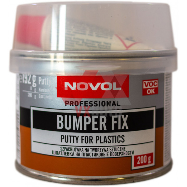 Шпаклівка для пластику 0.2 кг NOVOL Bumper Fix (темно-сіра)