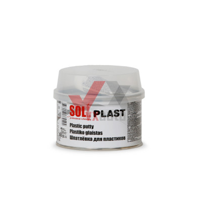 Шпаклевка для пластика 0.5 кг SOLL Plast (темно-серая)