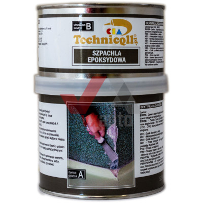 Шпаклівка епоксидна 1.0 кг Technicqll (для бетону, дерева, поліестеру та епоксидних ламінатів)
