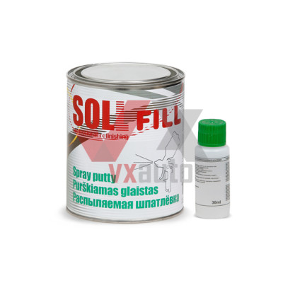 Шпаклевка распыляемая 1.0 кг SOLL Fill (серая)