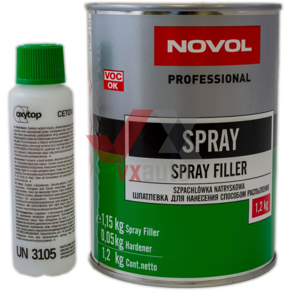 Шпаклевка распыляемая 1.2 кг NOVOL Spray
