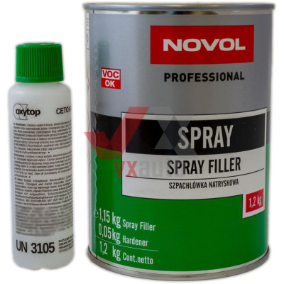 Шпаклевка распыляемая 1.2 кг NOVOL Spray