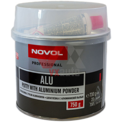 Шпаклевка с алюминием 0.75 кг NOVOL Alu