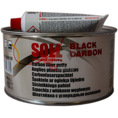 Шпаклевка с углеволокном 1.7 кг SOLL Black Carbon
