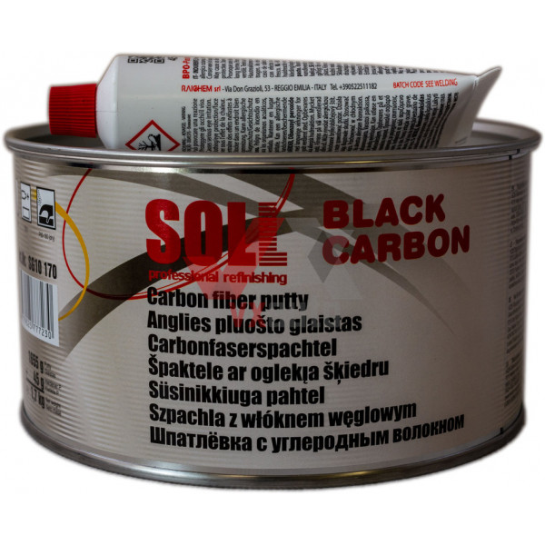 Шпаклевка с углеволокном 1.7 кг SOLL Black Carbon