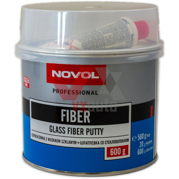 Шпаклівка з скловолокном 0.6 кг NOVOL Fiber