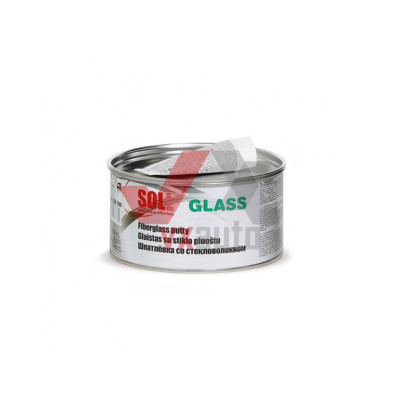 Шпаклевка со стекловолокном 1.5 кг SOLL Glass (зеленая)