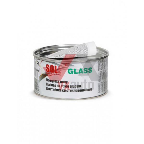 Шпаклівка з скловолокном 1.8 кг SOLL Glass (зелена)