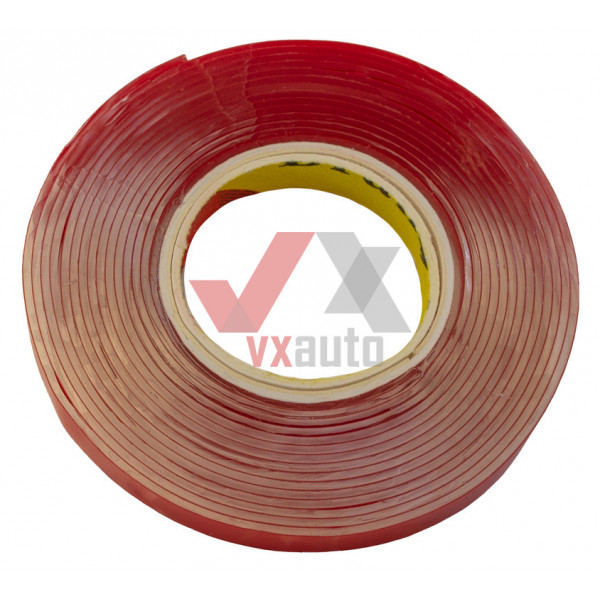 Скотч двосторонній  6 мм х  2 м (прозорий)  VORTEX (аналог 3М)