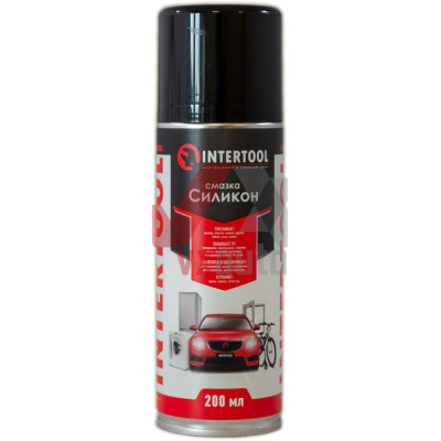 Смазка силиконовая 200 мл Intertool (аэрозоль)