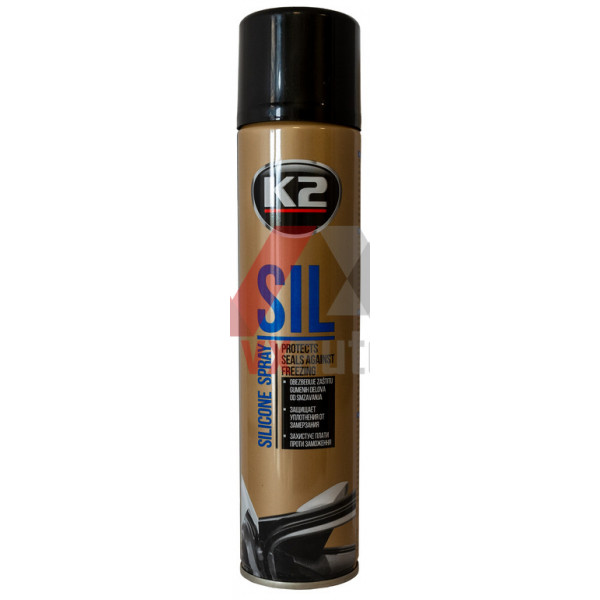 Смазка силиконовая 300 мл K2 SIL (аэрозоль)
