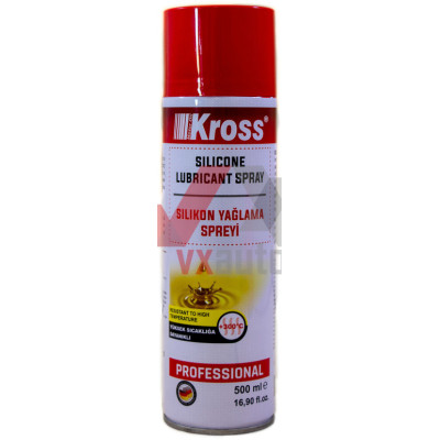 Смазка силиконовая 500 мл KROSS Silicone Lubricant (аэрозоль)