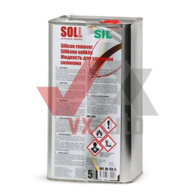 Смывка силикона 5 л SOLL Sil