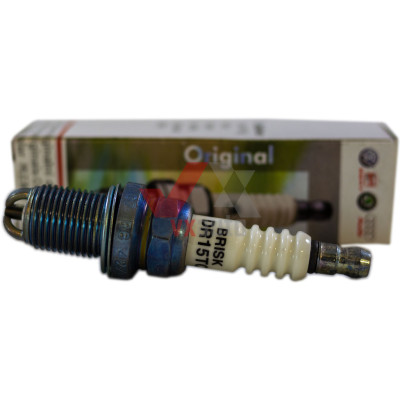 Свеча зажигания Brisk Original DR15TC (3-контактная) (Fabia, Felicsa, Octavia)
