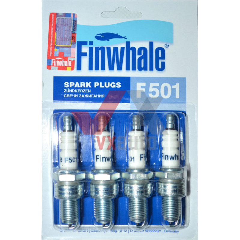 Свеча зажигания ВАЗ 2101-2107 FINWHALE, к-т (4 шт.) (на блистере)