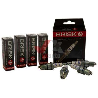 Свічка запалювання ВАЗ 2108-2115 Brіsk (інжектор.), к-т (4 шт.)